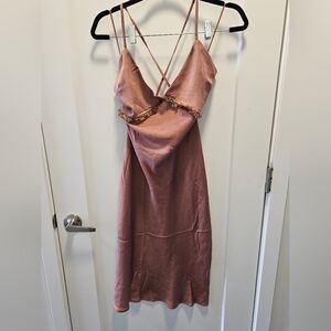 New Dress Forum Dusty rose slip dress. Size L
